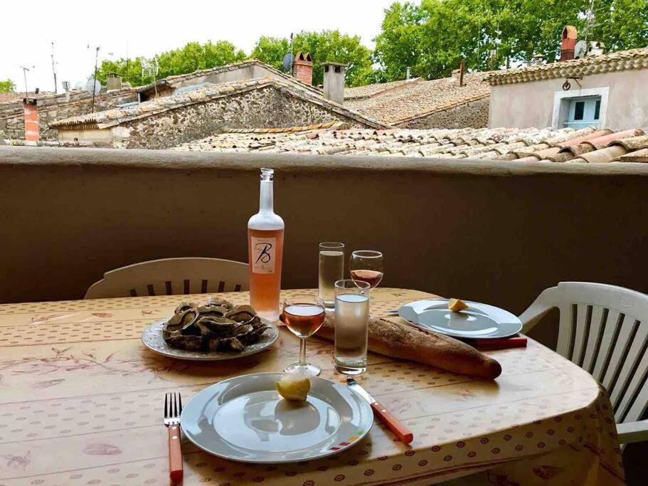Historic French Townhouse Villa Saint-Thibéry Dış mekan fotoğraf